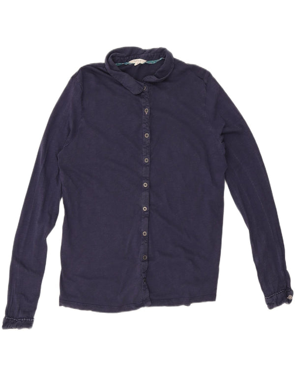 Cămașă pentru femei White Stuff UK 12 Medium Bleumarin Bumbac