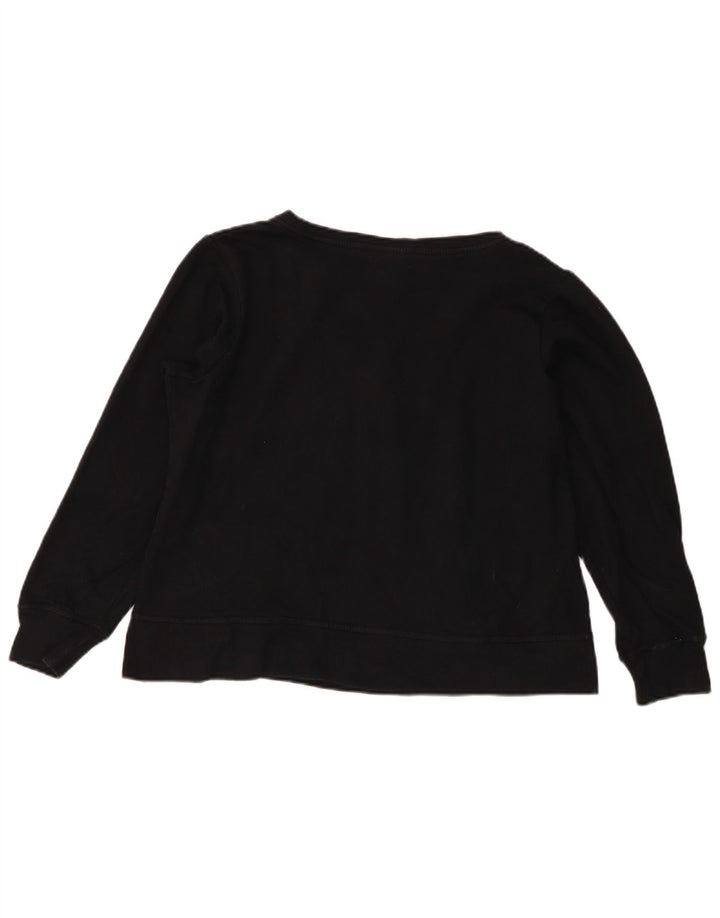 Pulover Harley Davidson pentru femei, cu grafic crop, UK 16, mare, negru