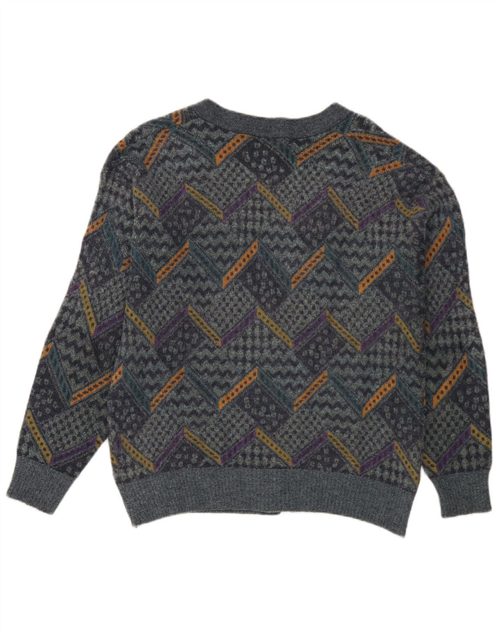 Pulover Cardigan pentru bărbați Breidhof Motiv albastru mediu