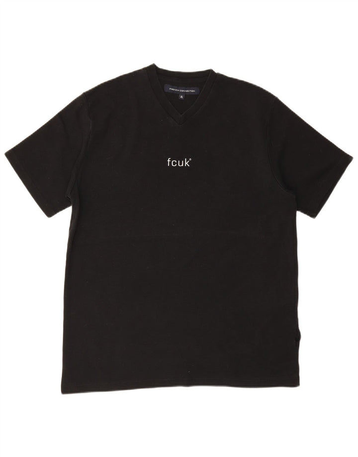 FRENCH CONNECTION Tricou pentru bărbați Top XL Negru