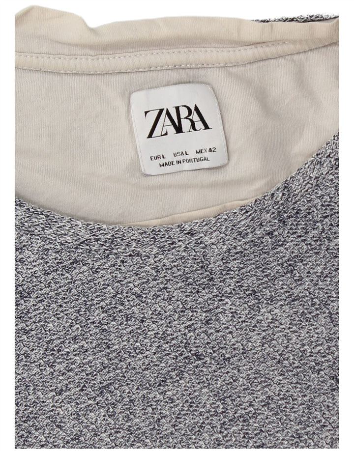 Tricou pentru bărbați Zara Top Mare Albastru