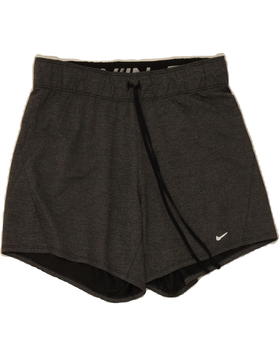 NIKE Womens Dri Fit Sport Shorts UK 10 Small  Grey Polyester Vintage Nike and Second-Hand Nike from Messina Hembry 