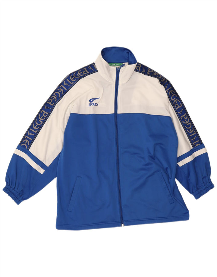 Trening complet cu grafică Legea pentru bărbați, albastru mediu, poliester bloc de culoare