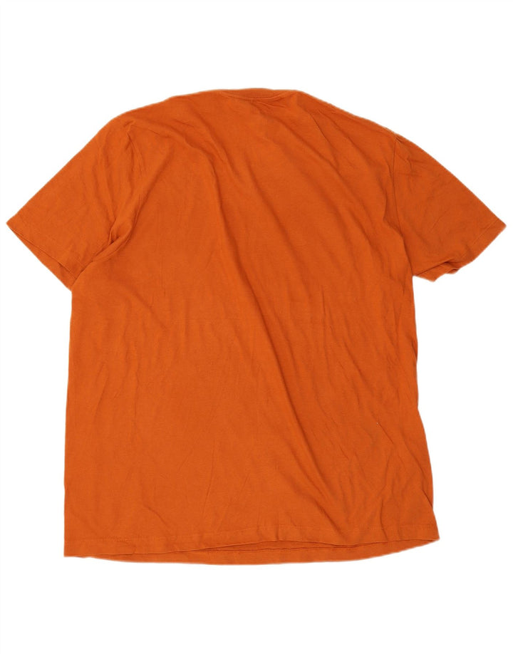 Tricou cu grafică Nike pentru bărbați Texas Top mare din bumbac portocaliu