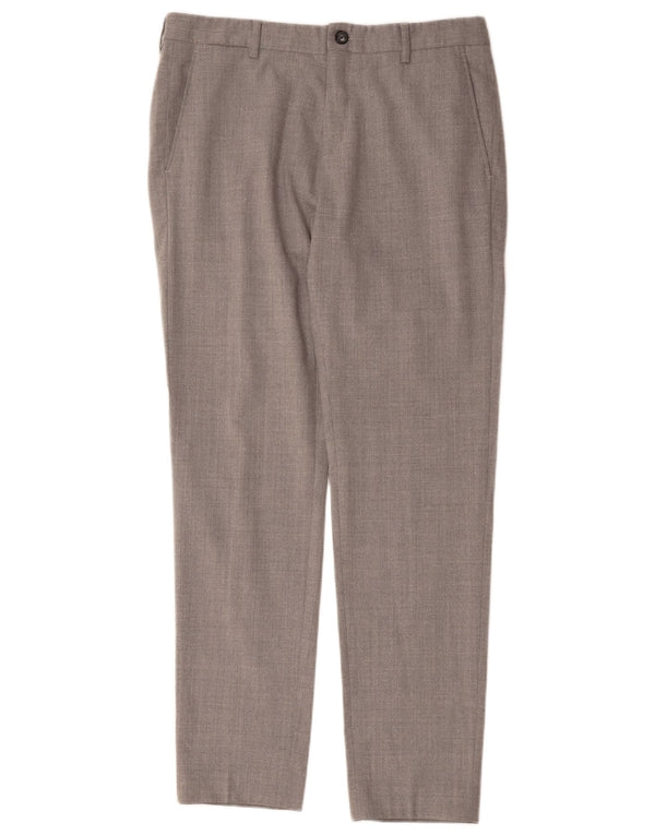 Tommy Hilfiger Pantaloni casual croiți pentru bărbați EU 48 Medium W34 L32 Gri