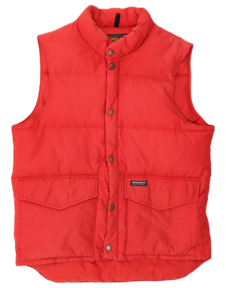 WOOLRICH Gilet căptușit pentru bărbați UK 38 Medium Red