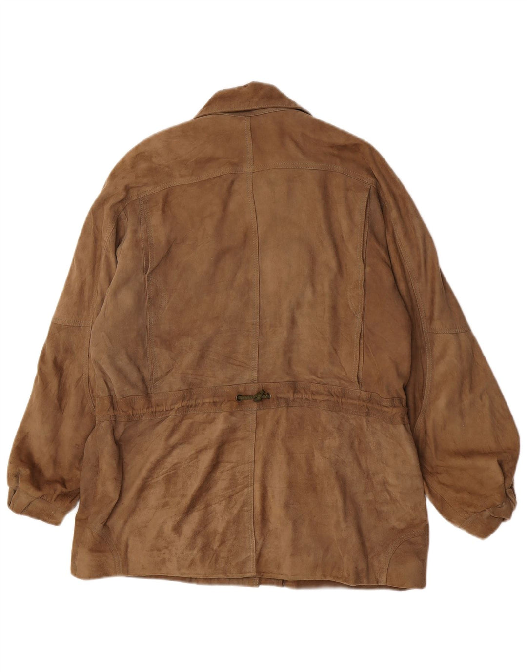 Jachetă Vintage pentru femeie din piele intoarsa EU 42 Maro mare