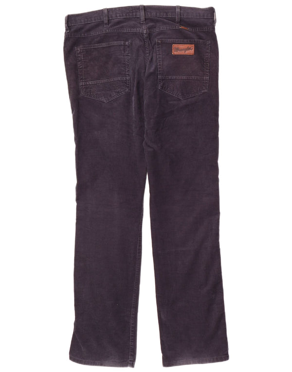 Pantaloni drepti din catifea Wrangler Arizona, pentru bărbați, W38 L34, bleumarin