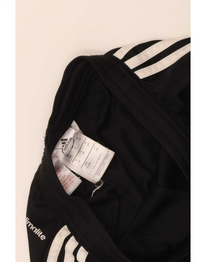 Pantaloni scurți sport Adidas Climalite pentru băieți 7-8 ani, mediu negru, color block