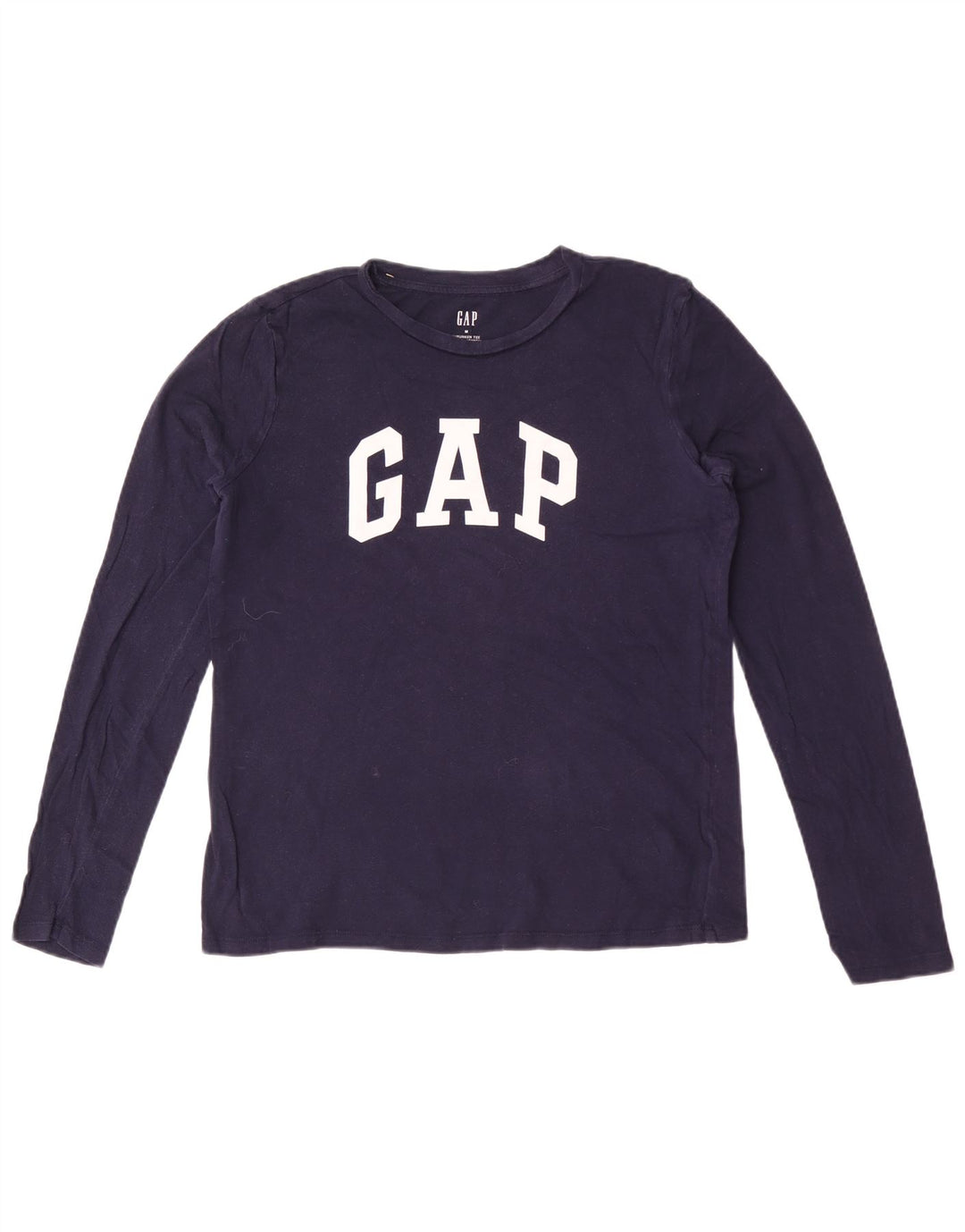 Top cu grafic pentru femei Gap cu mânecă lungă UK 14 Medium Bleumarin