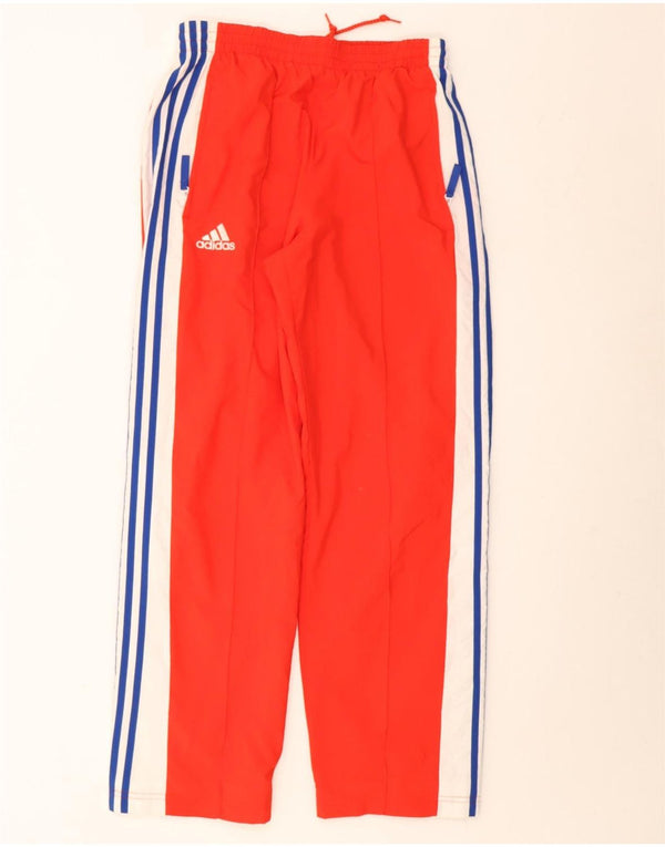 Pantaloni de trening Adidas pentru bărbați Marea Britanie 36/38 Poliester Colorblock Roșu Mic