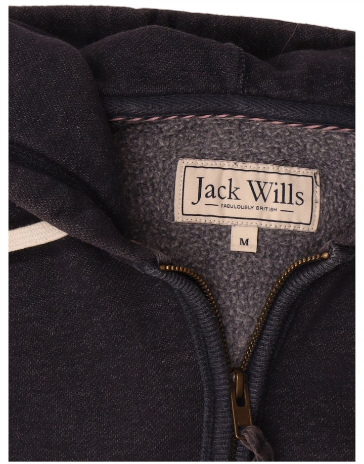 Pulover Jack Wills pentru bărbați, cu fermoar și grafic, bumbac, albastru, mediu