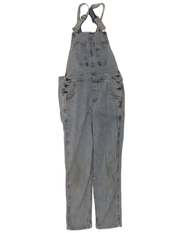 Fat Face Salopete Femei Blugi UK 12 Medium L34 L28 Bumbac albastru