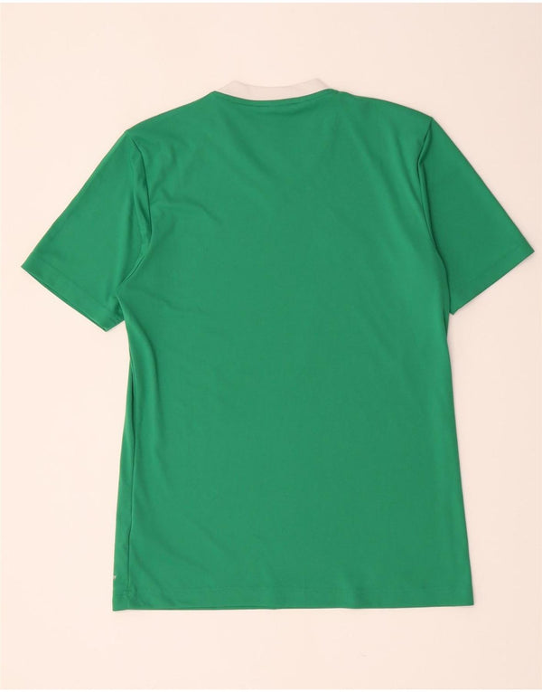 Tricou pentru bărbați Adidas Aeroready Graphic Top Poliester verde mediu