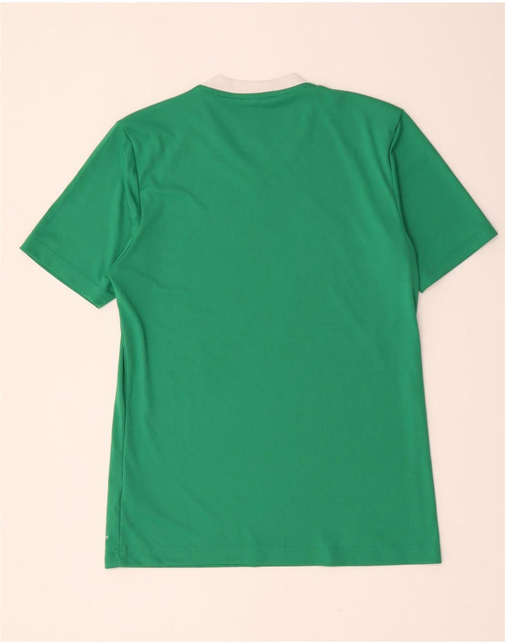 Tricou pentru bărbați Adidas Aeroready Graphic Top Poliester verde mediu