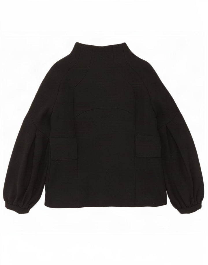 Blazer pentru femei Zara UK 12 Lână neagră medie