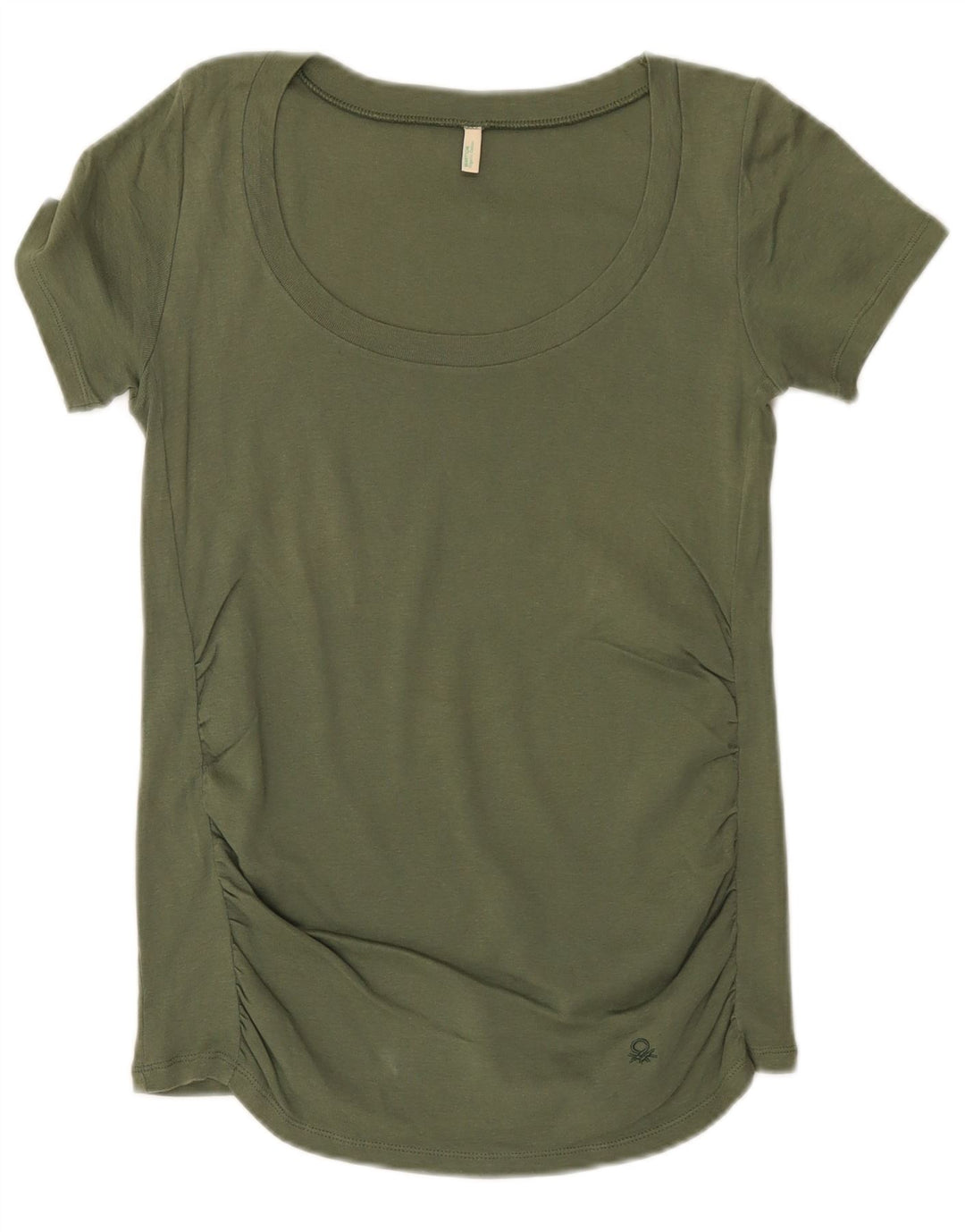 Tricou Benetton pentru femei Top UK 10 Small Khaki