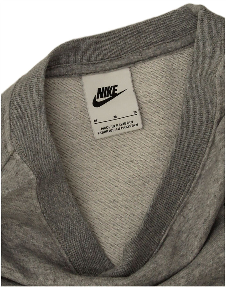 Hanorac supradimensionat Nike pentru bărbați, bumbac, gri mediu