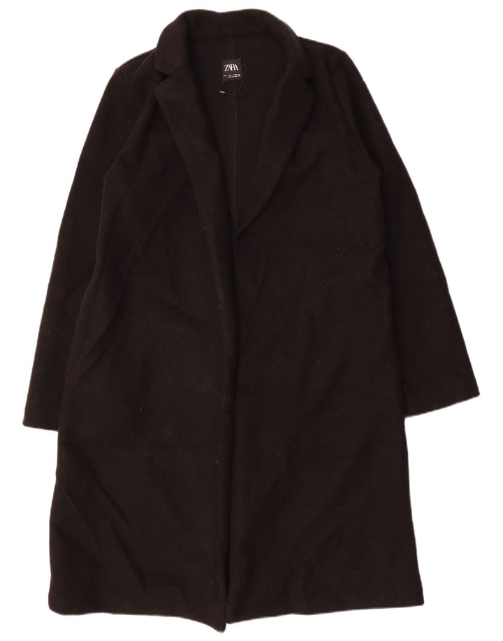 Pardesiu deschis pentru femei ZARA UK 16, mare, negru, poliester