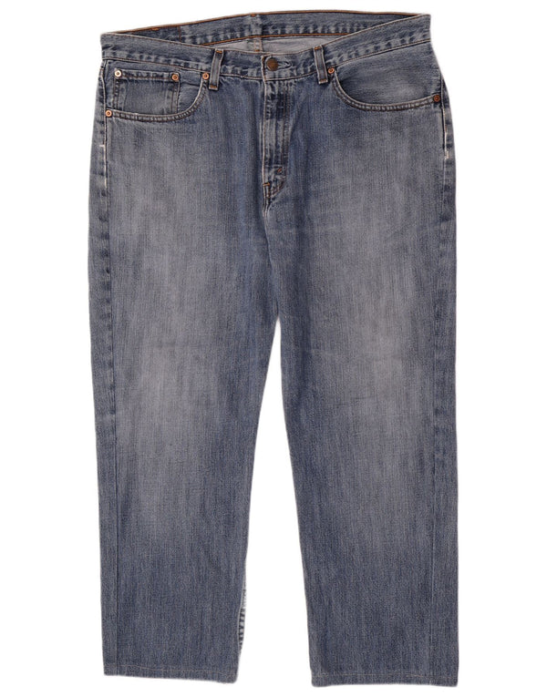 Blugi drepti tăiați pentru bărbați Levi's W38 L26 Bumbac albastru