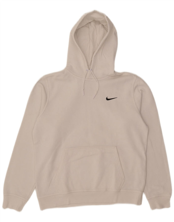 Pulover Nike pentru bărbați, bumbac alb mediu