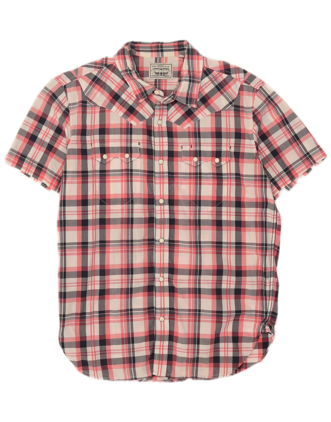 Cămașă pentru bărbați Levi's cu mânecă scurtă, mare, multicoloră, din bumbac Western