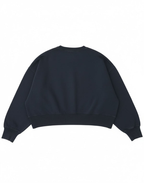 Pulover pentru femei Nike Oversized Crop Graphic Pulover UK 14 Medium Bleumarin