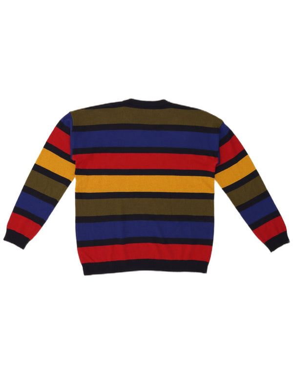 Benetton Boys Crew Neck Jumper Sweater 11-12 Years 2XL Multicoloured