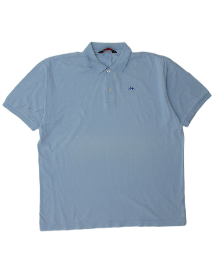 Cămașă polo pentru bărbați Kappa 2XL Albastru