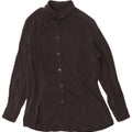 Bluză cămașă vintage pentru femei UK 12 Medium Black