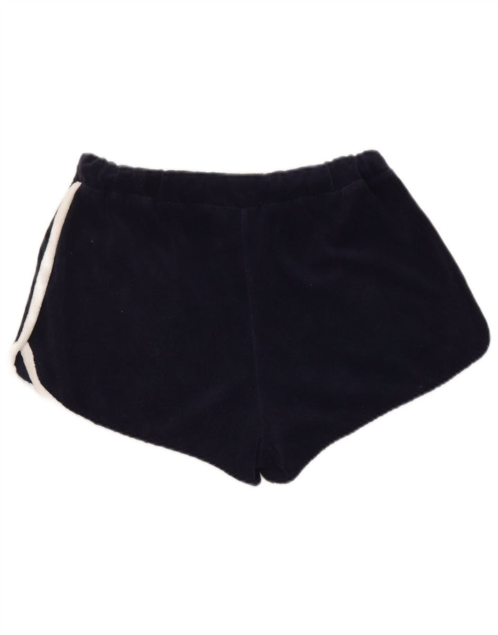 Pantaloni scurti sport Fila pentru damă, bumbac, albastru bleumarin