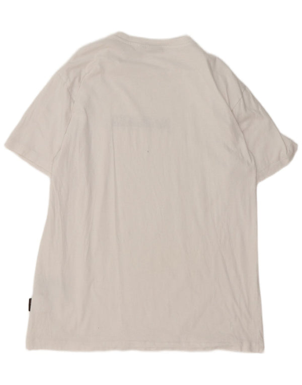 Tricou grafic pentru bărbați Napapijri Top Medium White Bumbac