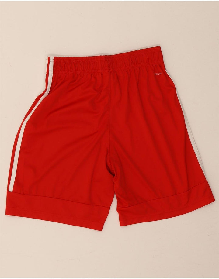 Pantaloni scurți sport adidas băieți 13-14 ani poliester roșu
