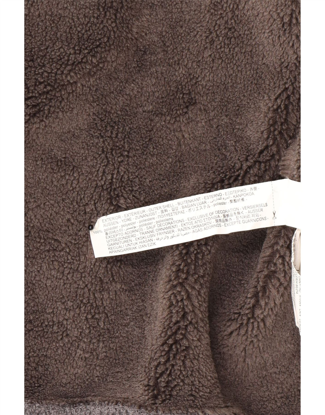 Jachetă Sherpa pentru bărbați Zara UK 42 XL Poliester gri