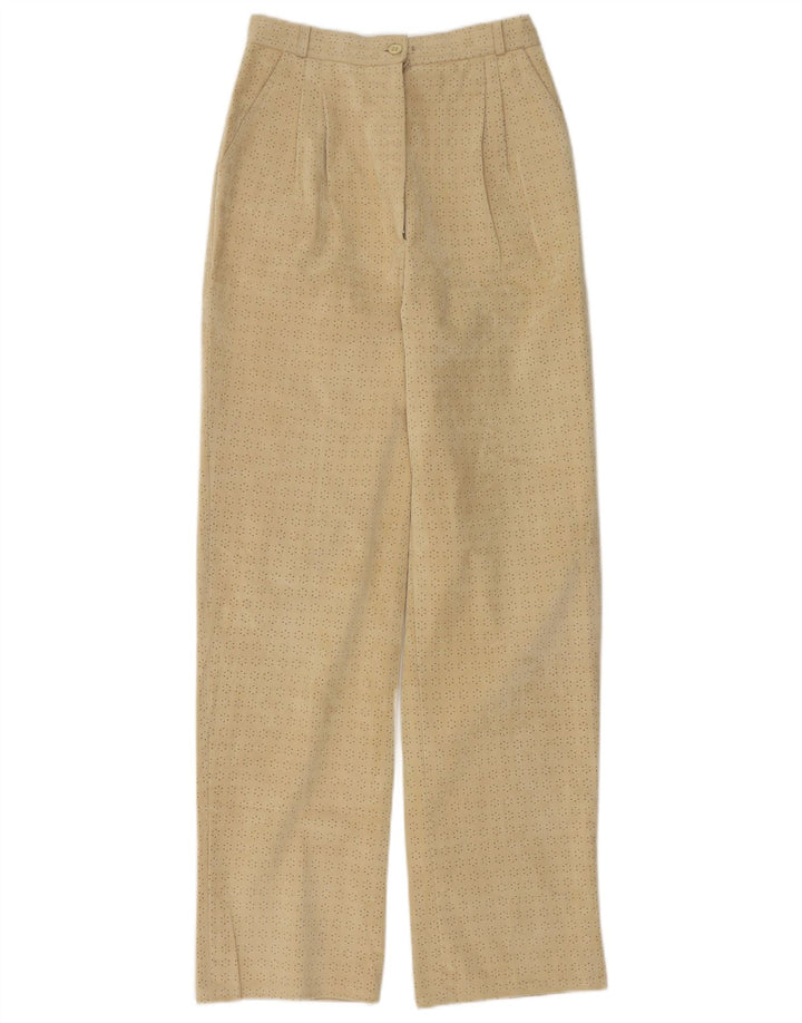 Pantaloni chino drepti pentru femei C & A EU 40 Medium W26 L30 Bej Rayon