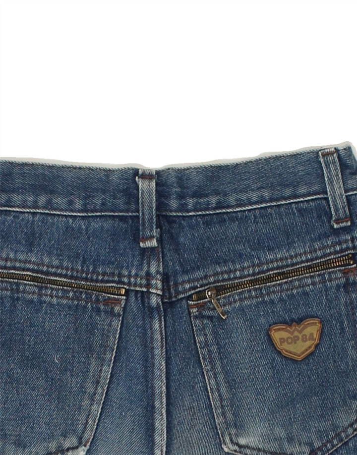 POP 84 Womens Denim Shorts IT 42 Medium W26 Blue Cotton | Vintage POP 84 | Thrift | Second-Hand POP 84 | Used Clothing | Messina Hembry 