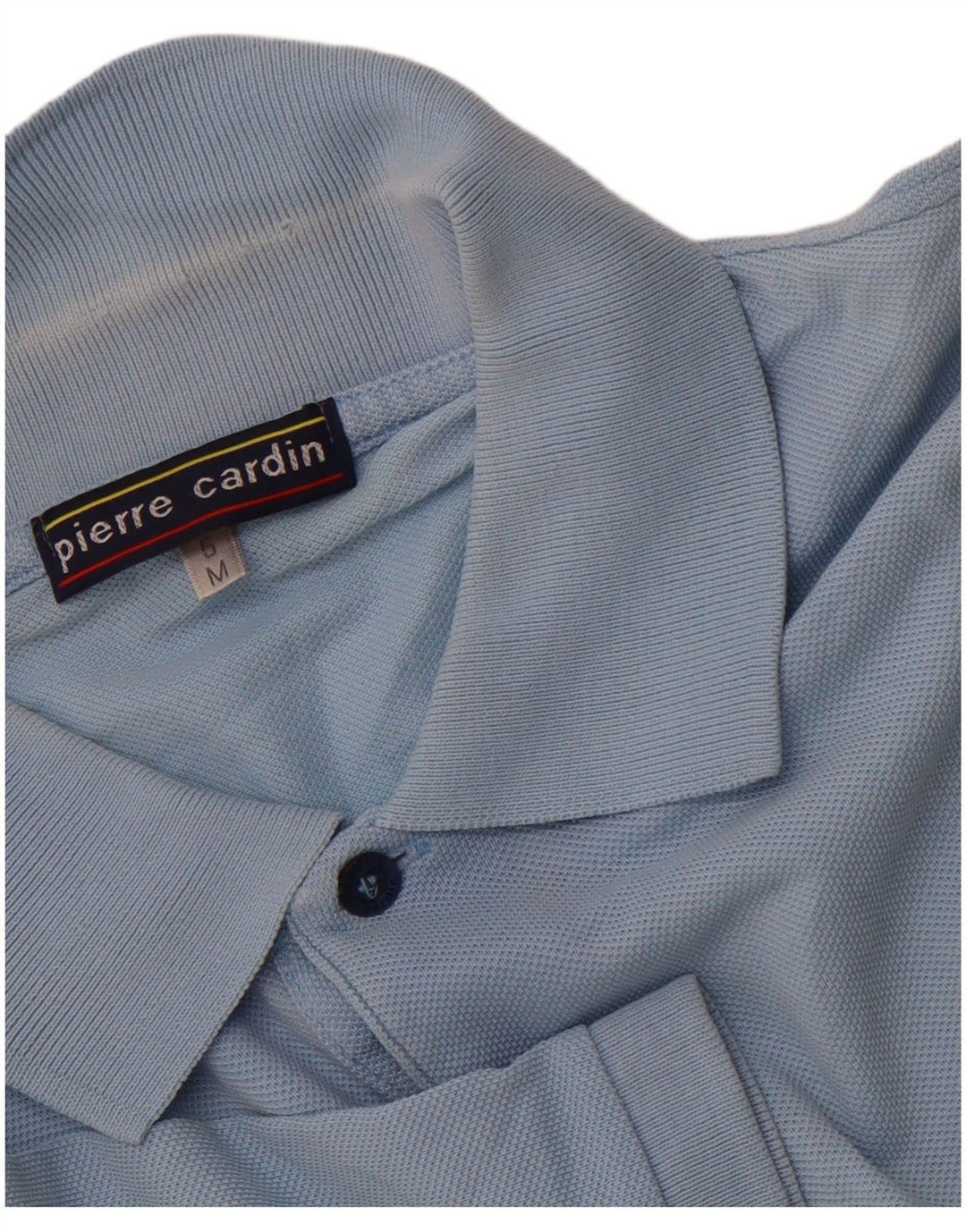 Cămașă polo PIERRE CARDIN pentru bărbați, bumbac albastru mediu