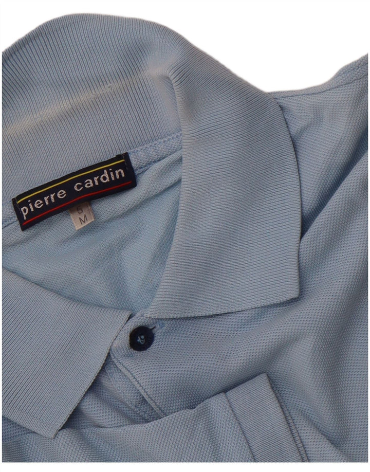 Cămașă polo PIERRE CARDIN pentru bărbați, bumbac albastru mediu