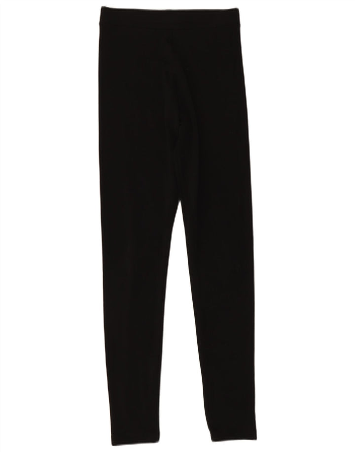 Leggings grafici ADIDAS pentru femei UK 10, poliester negru mic