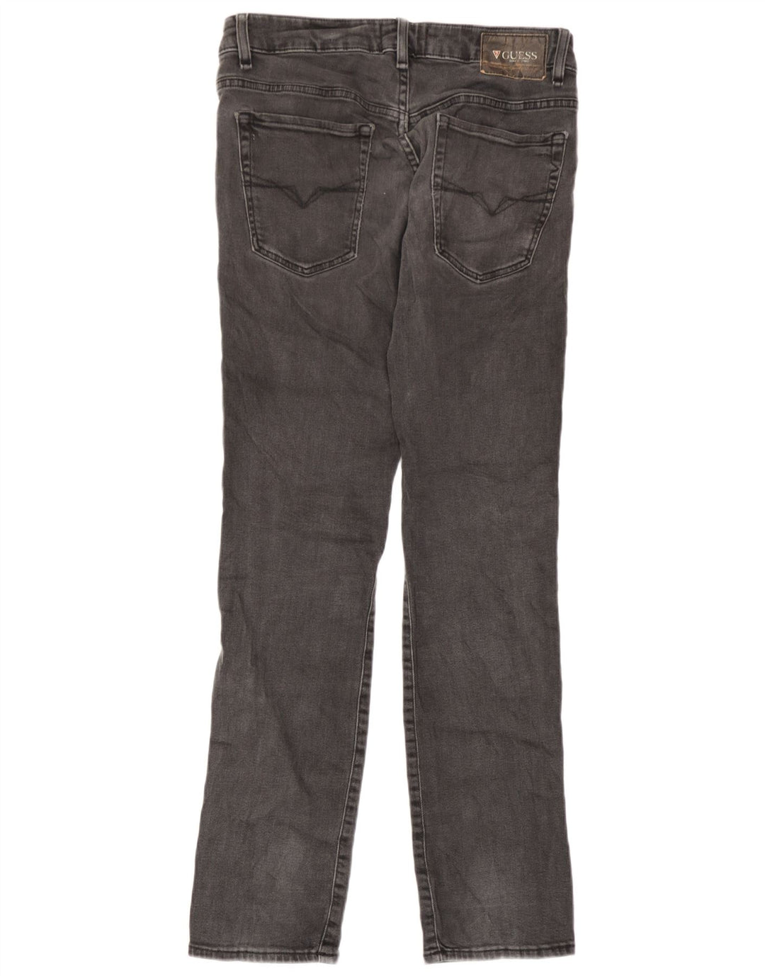 Blugi pentru bărbați Guess Graphic Slim W31 L30 bumbac gri
