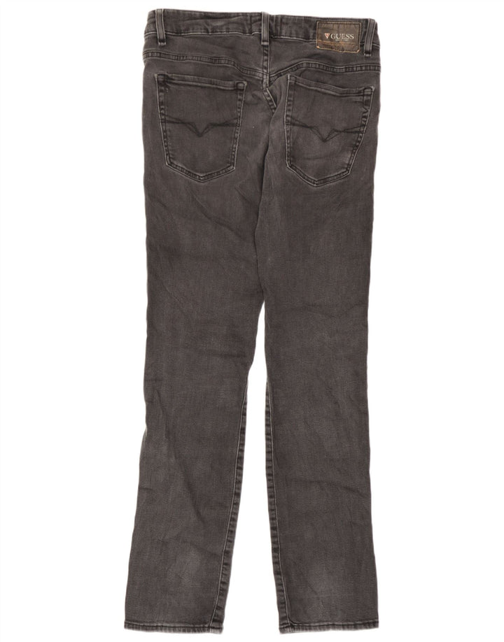 Blugi pentru bărbați Guess Graphic Slim W31 L30 bumbac gri
