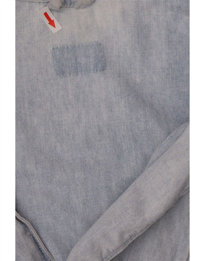 Jachetă Bomber de blugi vintage pentru bărbați UK 36 Small Blue