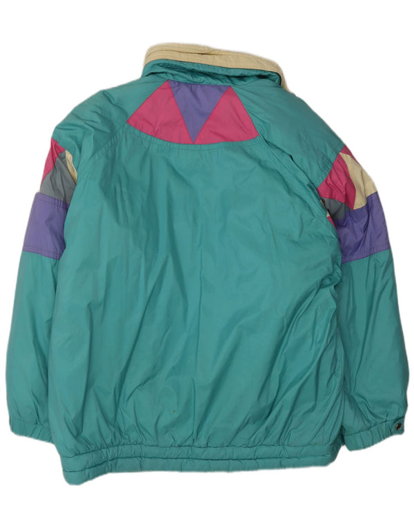 Jachetă de schi Colmar pentru femei, cu o formă relaxată, IT 48 XL, verde, color block Sport