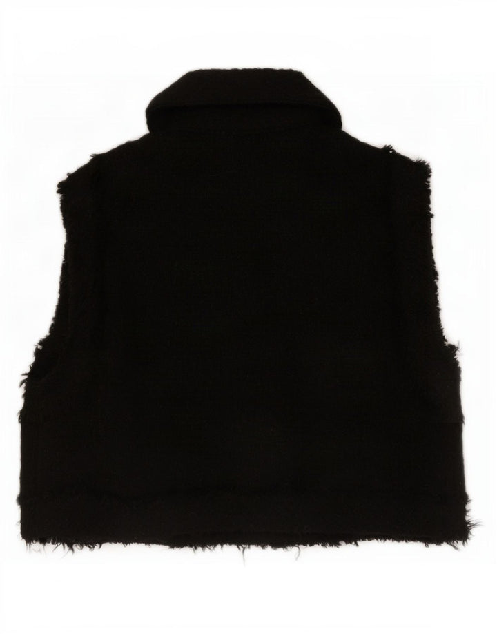 Gilet pentru femei Zara UK 6 XS, negru, poliester