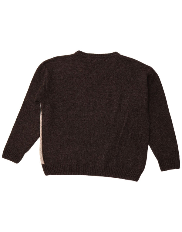 PIERRE CARDIN Pulover cu decolteu în V pentru bărbați IT 58 2XL Gri Argyle/Diamond