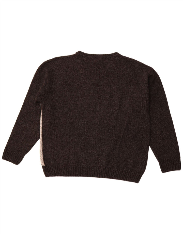 PIERRE CARDIN Pulover cu decolteu în V pentru bărbați IT 58 2XL Gri Argyle/Diamond