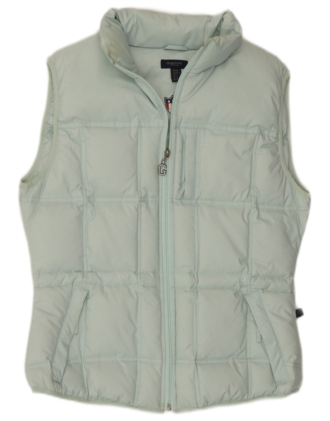 GANT Gilet căptușit pentru femei UK 14 Medium Turcoaz Poliester