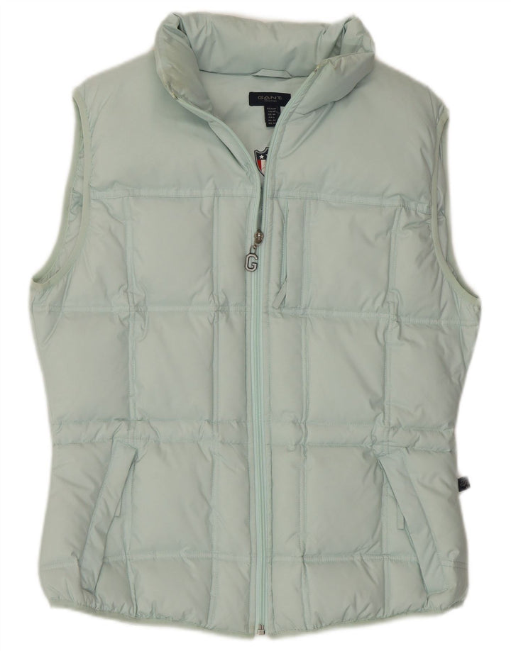 GANT Gilet căptușit pentru femei UK 14 Medium Turcoaz Poliester