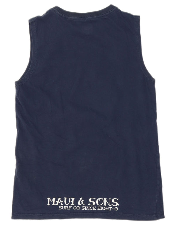 Maui and Sons Boys Graphic Vest Vest Top 13-14 Ani Bleumarin Bumbac