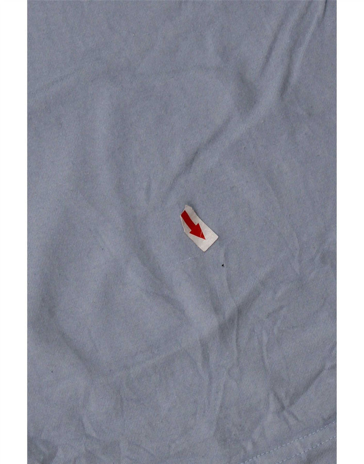 Tricou pentru bărbați Asics Top XL Bumbac cu dungi albastre